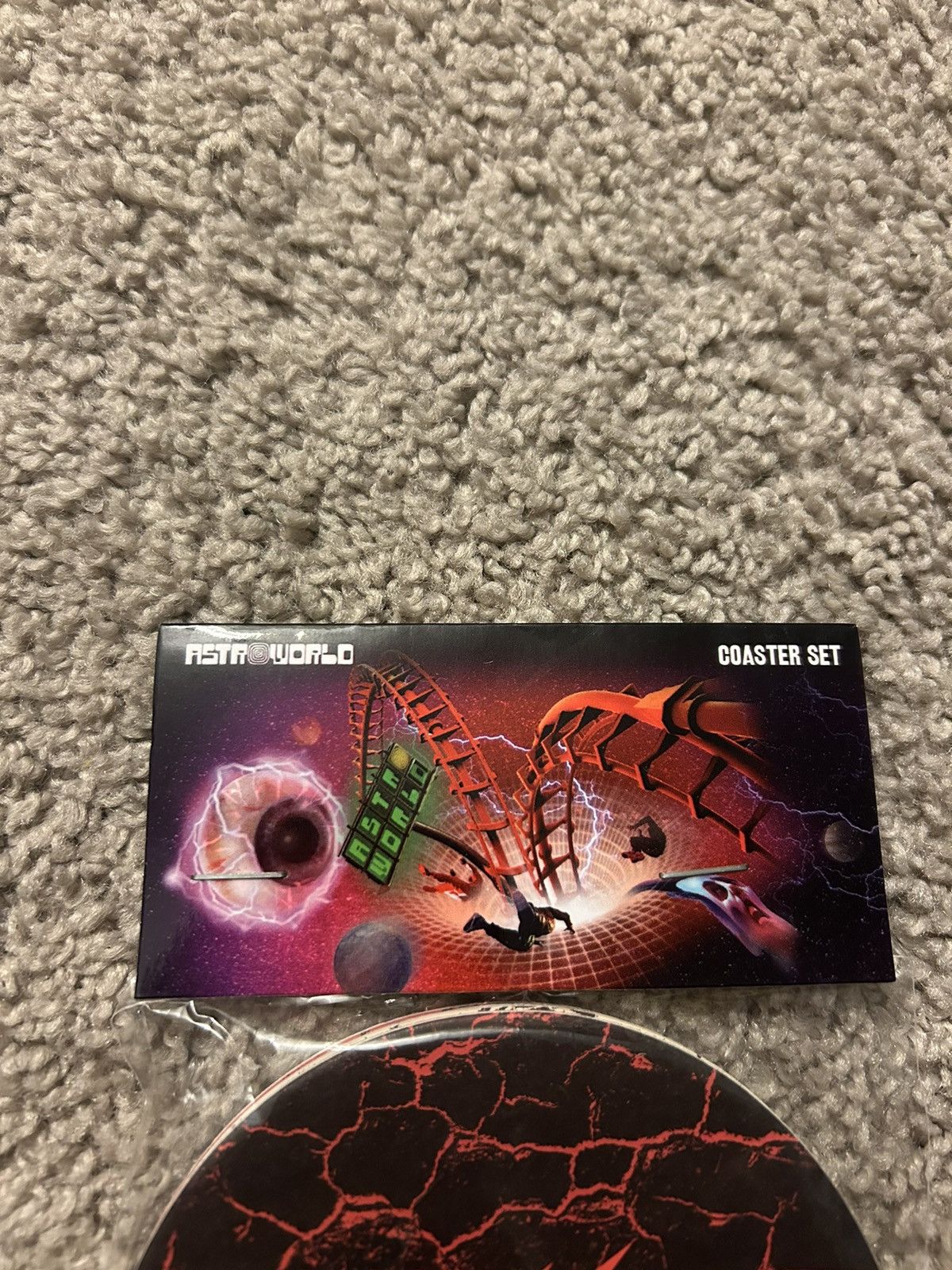 Travis Scott Travis Scott Astroworld Coaster Set Size ONE SIZE - 2 Thumbnail