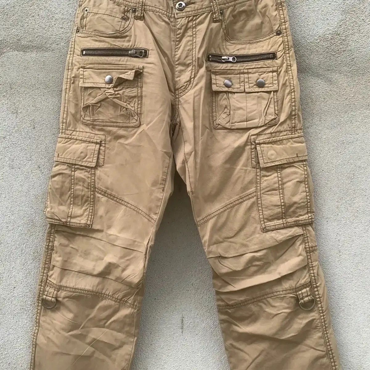 Hysteric Glamour STEALS ‼️MULTIPOCKET EDGE RUPERT JAPAN TROUSERS BIKERS PANTS Size US 29 - 4 Thumbnail