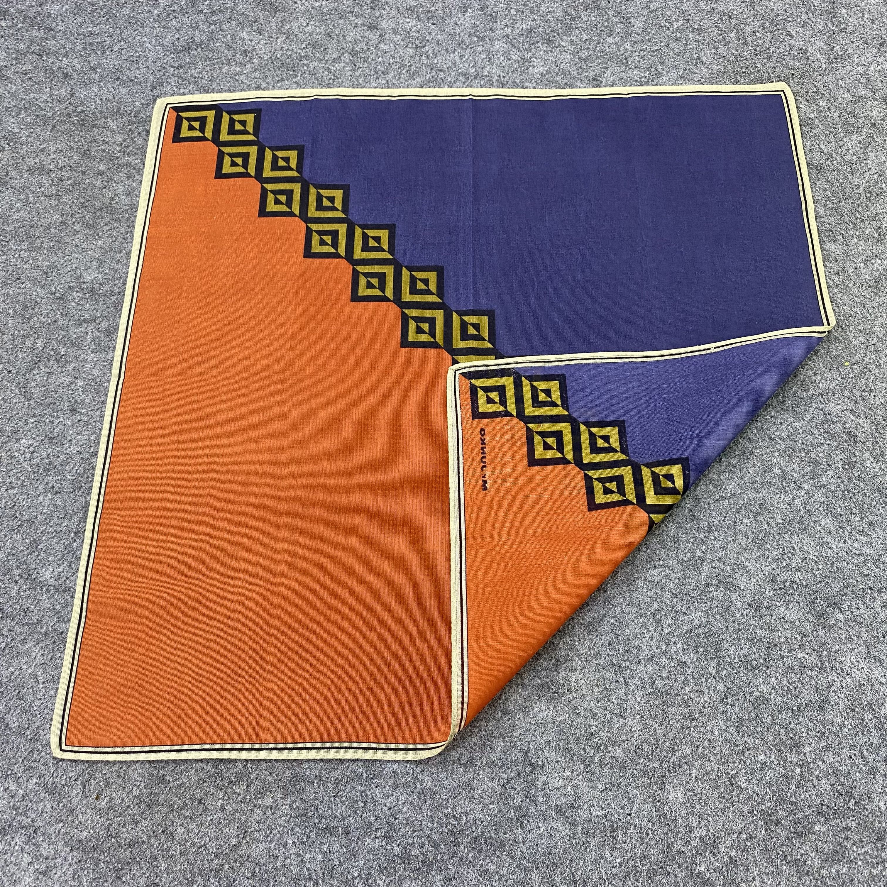 Japanese Brand Mr.Junko Handkerchief Neckerchief Bandana-B2023 Size ONE SIZE - 5 Thumbnail