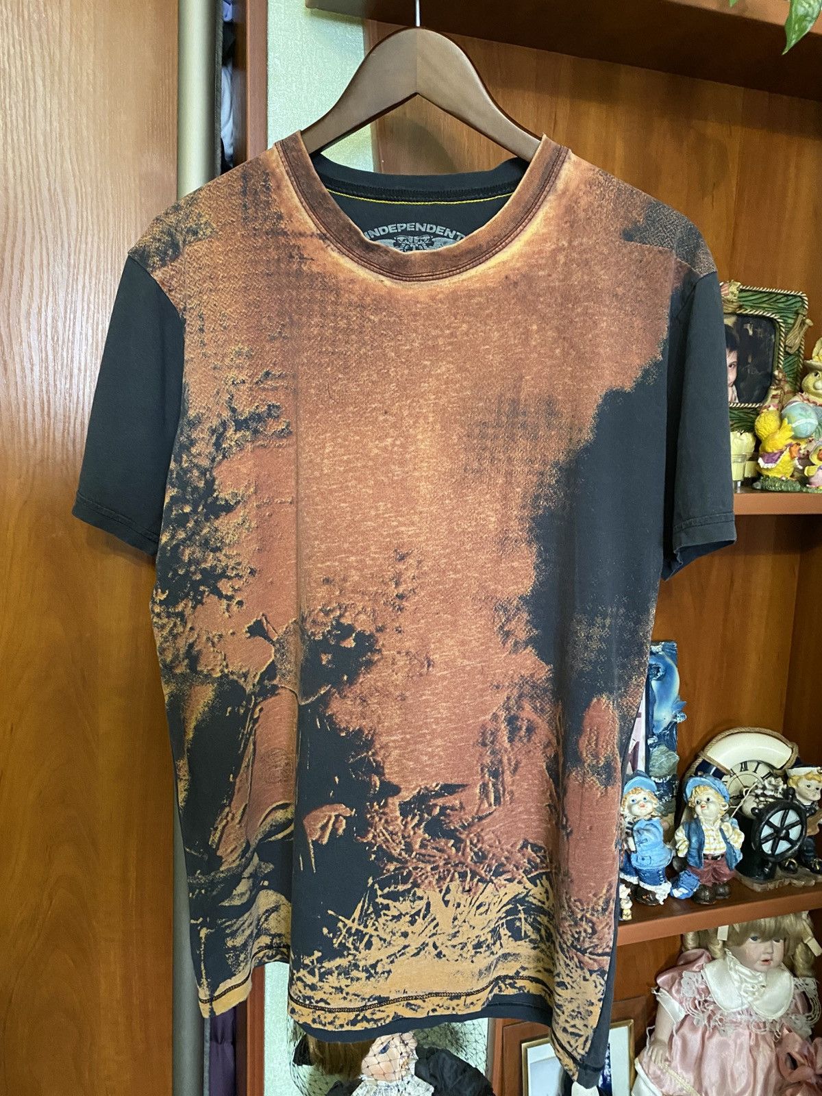 Independent Truck Co. × Vintage RARE Vintage Independent Hewitt Truck Co. sk8 AOP T-shirt Size US L / EU 52-54 / 3 - 1 Thumbnail