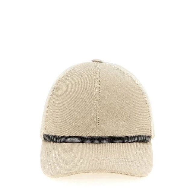 Brunello Cucinelli BRUNELLO CUCINELLI Sand Cotton Baseball Hat New & Authentic Size ONE SIZE - 2 Thumbnail