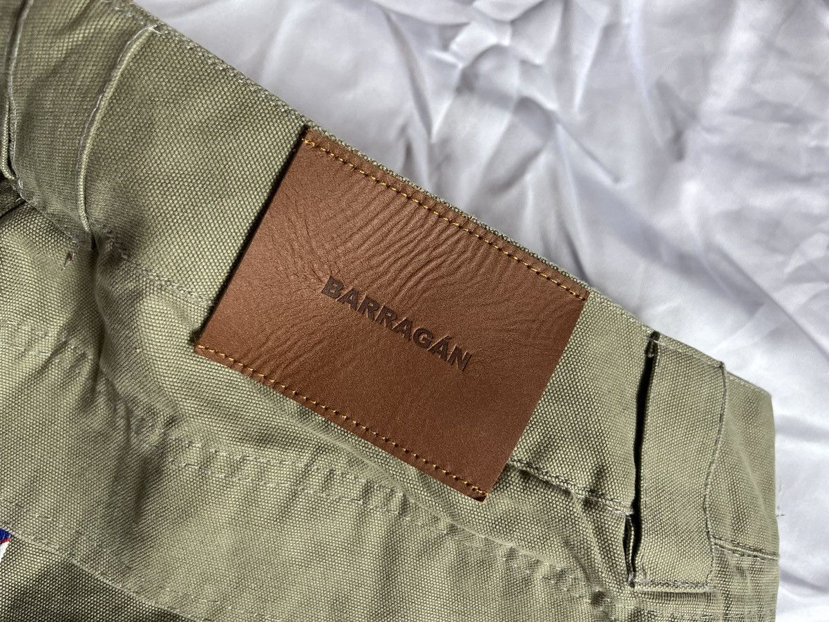 Barragan Khaki Script Trousers Size 36" / US 14 / IT 50 - 6 Thumbnail