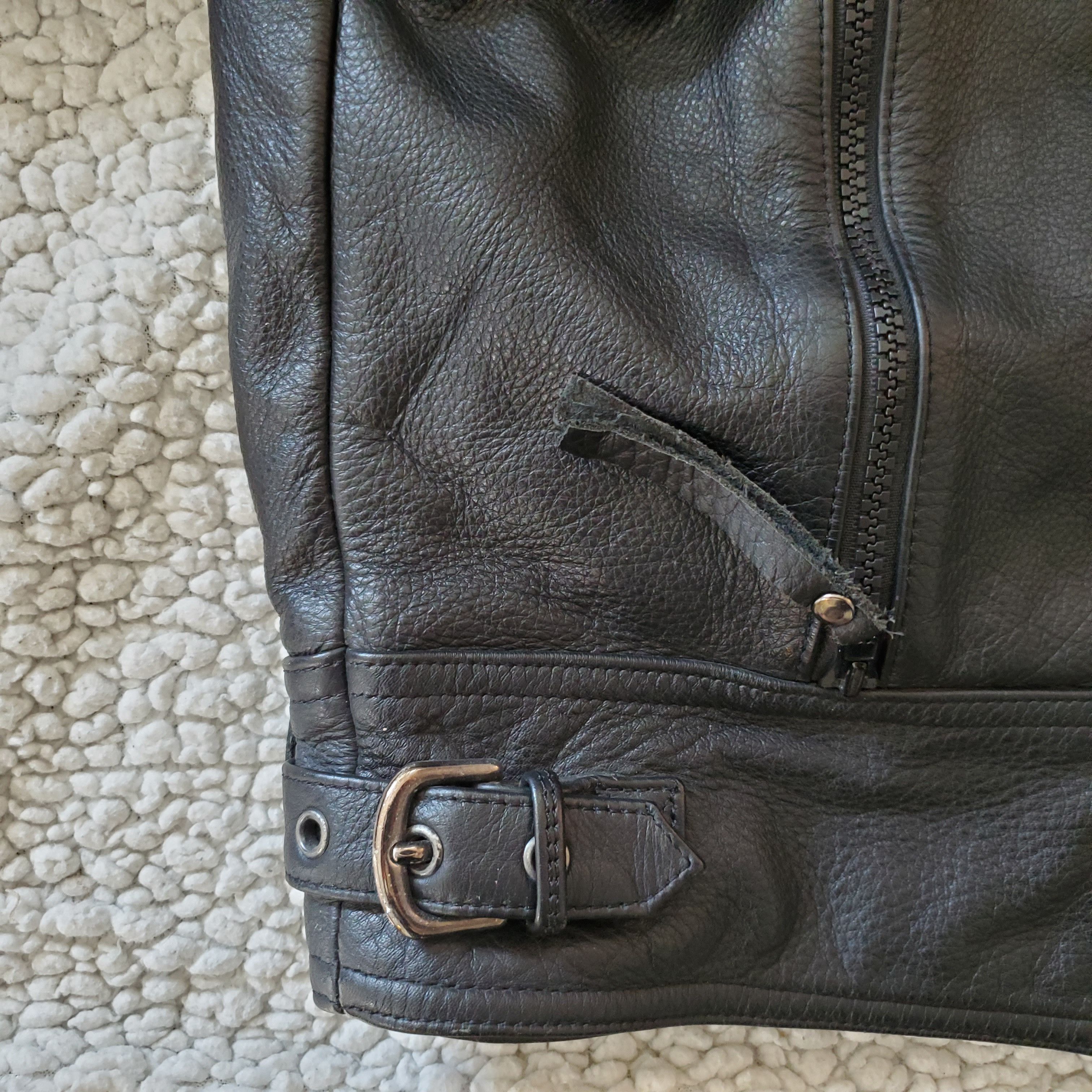 Harley Davidson Genuine vintage Harley Davidson leather riding jacket Size US XL / EU 56 / 4 - 4 Thumbnail