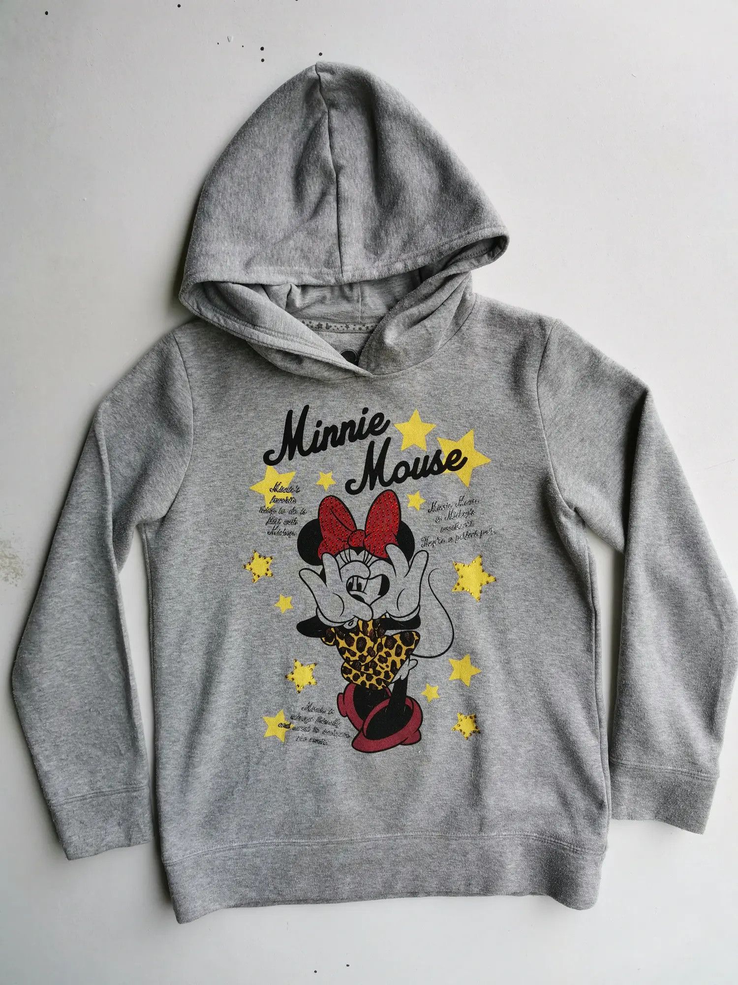 Disney × Mickey Mouse Disney Minnie Mouse Big Logo Hoodie Sweatshirt Size US M / EU 48-50 / 2 - 1 Thumbnail