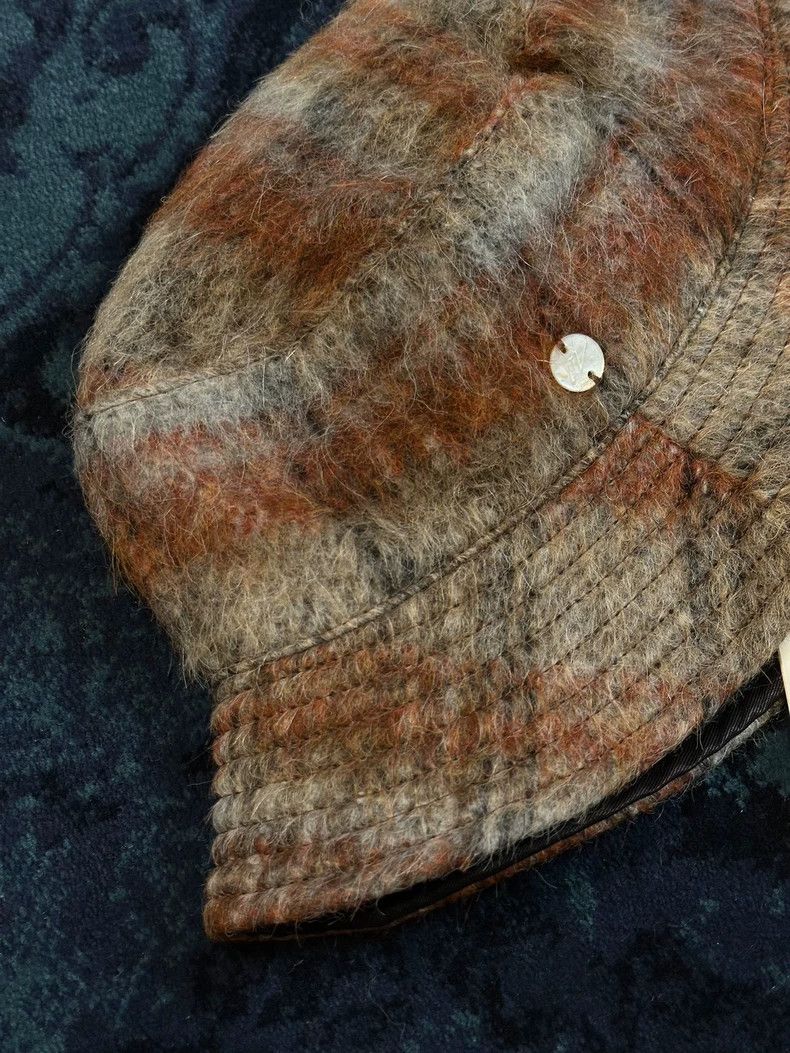 Our Legacy our legacy size OS Logo signage plaid printed wool fisherma Size ONE SIZE - 3 Thumbnail