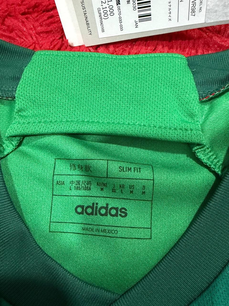 Adidas Mexico National Team Home Jersey 2022/23 – Size L ( Size US L / EU 52-54 / 3 - 4 Thumbnail