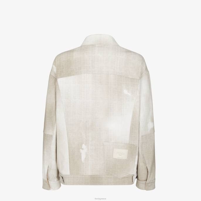 Fendi o1loc1c0824 Jacket in Beige Size US M / EU 48-50 / 2 - 2 Thumbnail