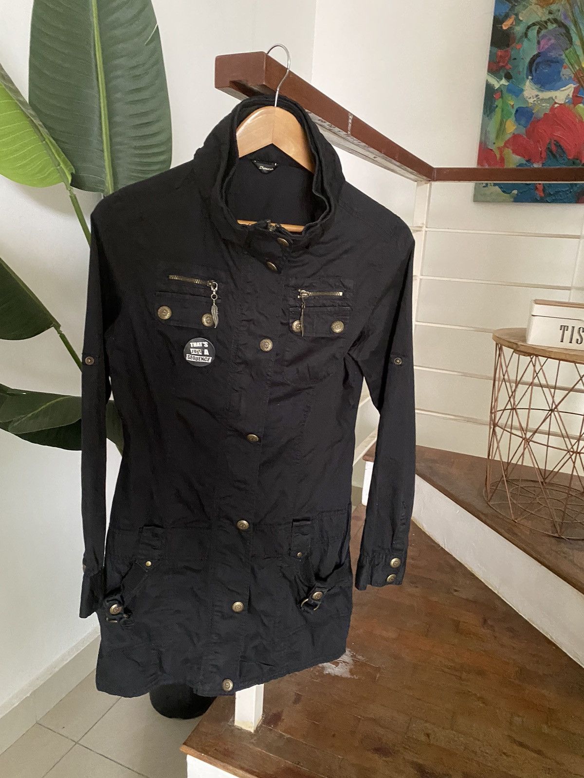 Hysteric Glamour × Japanese Brand × Seditionaries Vintage ☠️ Dosh Punk Jacket LGB tactical design Size US M / EU 48-50 / 2 - 13 Thumbnail