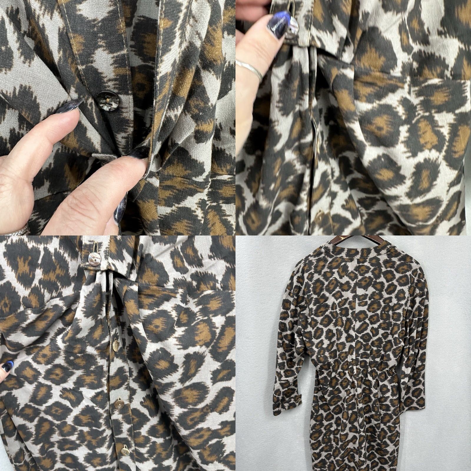 Nanushka Nanushka Johanna Dress Womens Small Leopard Mini Twist Capsule Quiet Luxury Size S / US 4 / IT 40 - 8 Thumbnail
