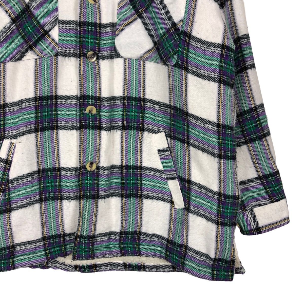 Japanese Brand 🔥Vintage Flannel Shirt Jacket Gresham Japan Tartan Checked Size US L / EU 52-54 / 3 - 5 Thumbnail
