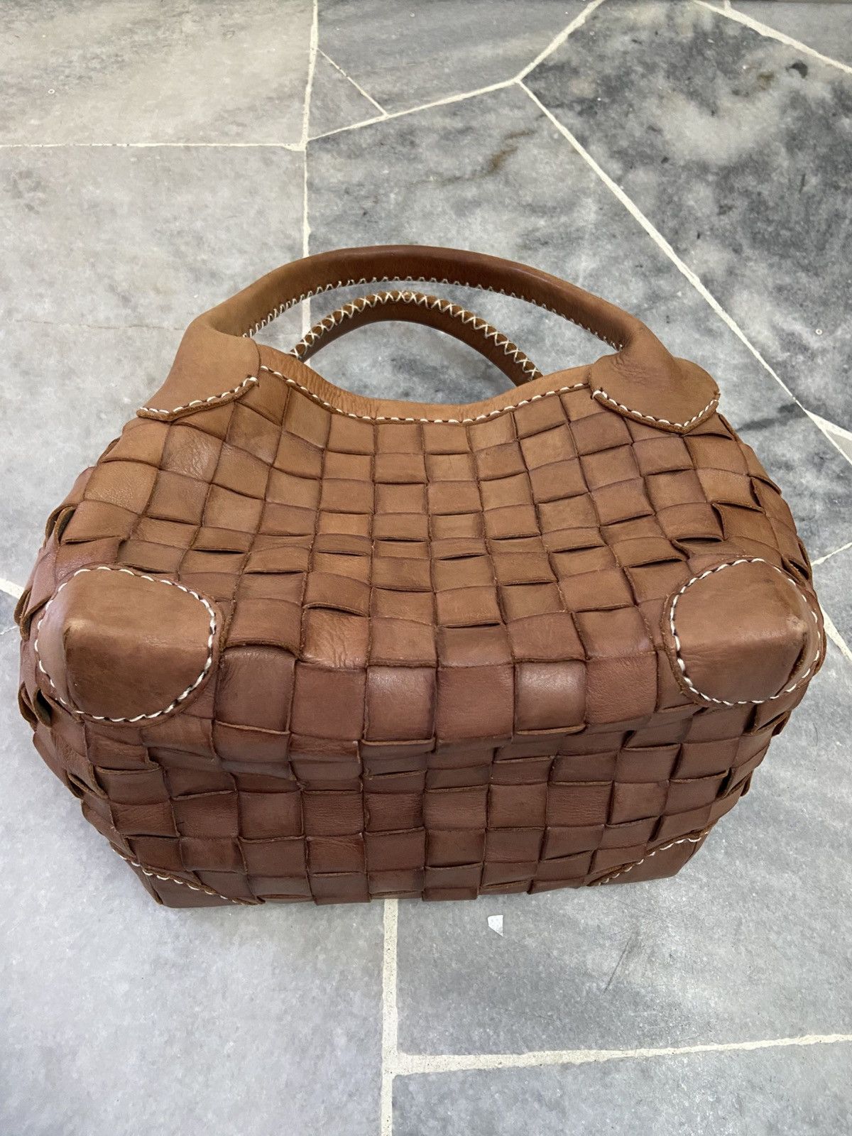 Genuine Leather Genuine Leather Patina Peaks Peak Japan Bag Size ONE SIZE - 4 Thumbnail