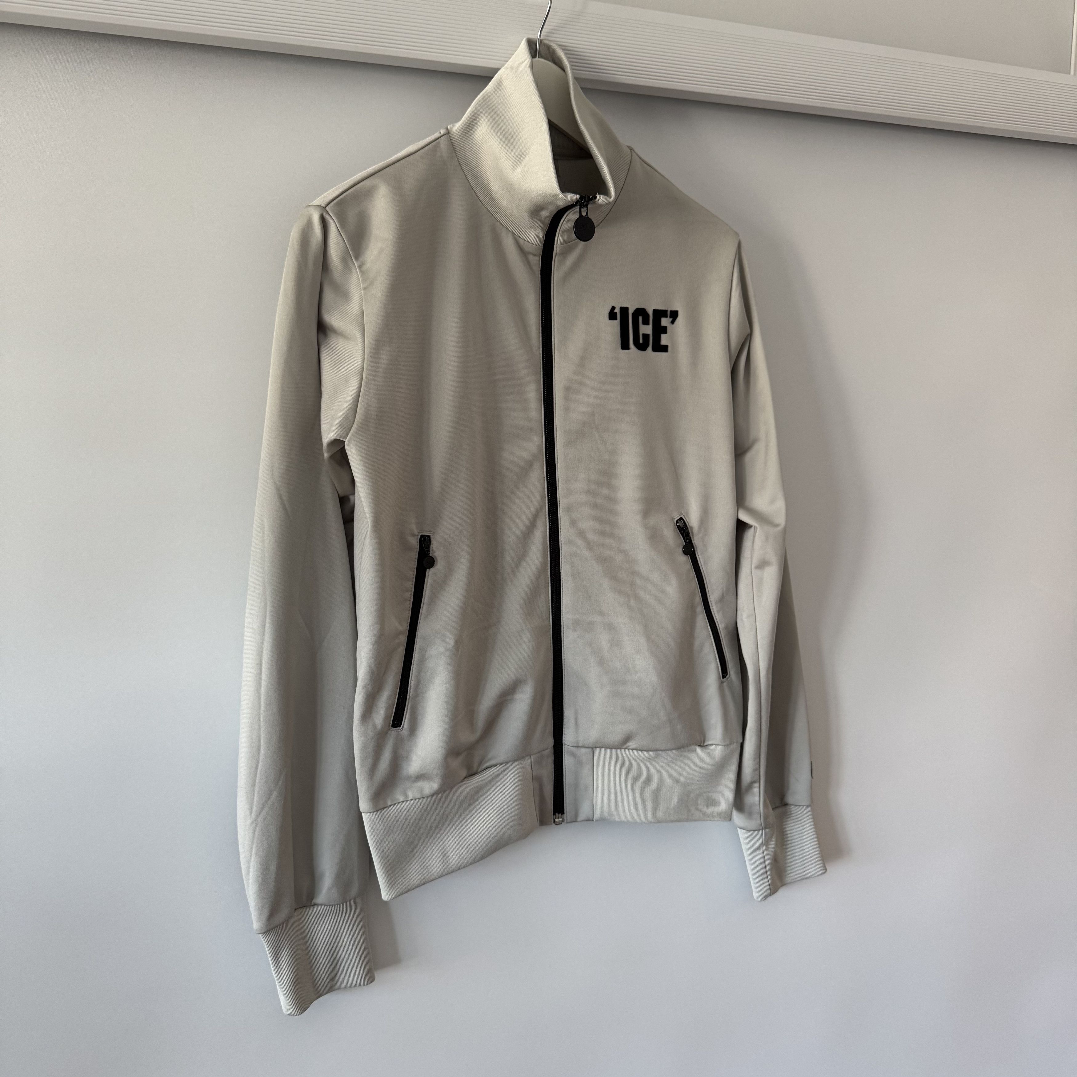 Nike Men's Nike x ICE Iceman Vintage Gray Track Jacket Size M Size US M / EU 48-50 / 2 - 3 Thumbnail