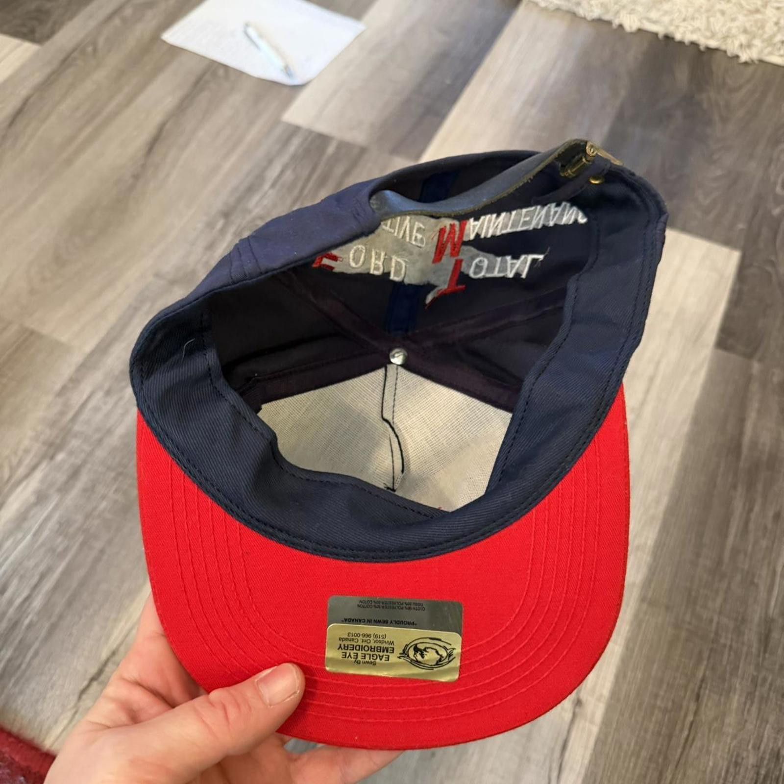 Ford Vintage ford Windsor aluminum strap back hat 90s OS Size ONE SIZE - 5 Thumbnail