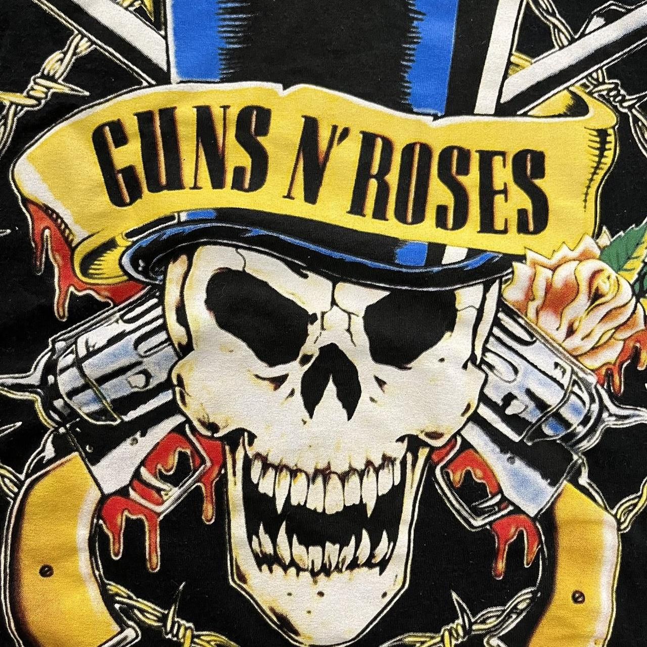 Vintage VTG 2000s Guns N Roses Band Cutoff Tank Top Skull Size US M / EU 48-50 / 2 - 3 Thumbnail