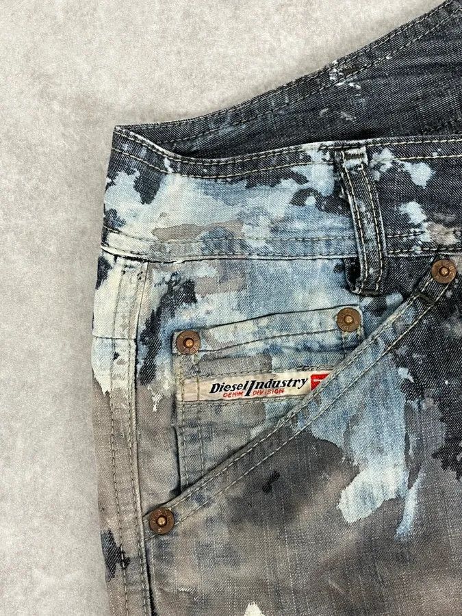 Diesel 2000s Diesel Contemporary Full Splash Painted Effect Pants Size US 32 / EU 48 - 10 Thumbnail