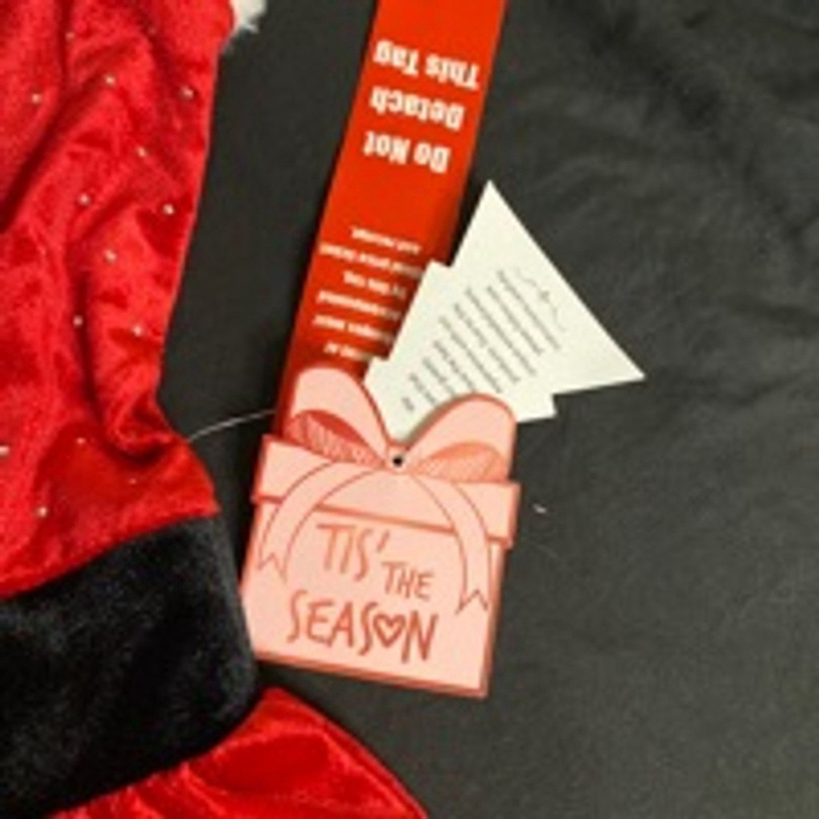Other Santa Baby Christmas Velvet Faux Fur Holiday Dress Eyeshadow Size XL / US 12-14 / IT 48-50 - 4 Thumbnail