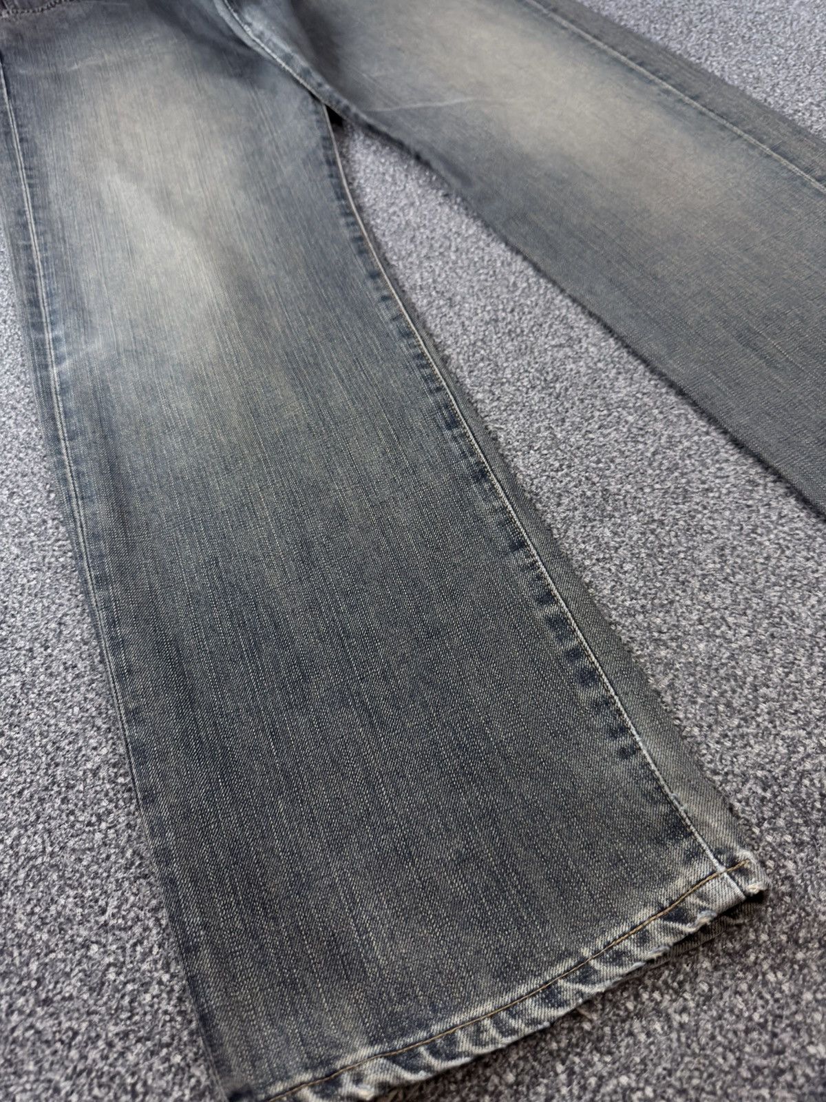 Kapital Vintage 90s Baggy Black Faded Rusty Edwin 503 Denim Jeans Size US 36 / EU 52 - 7 Thumbnail
