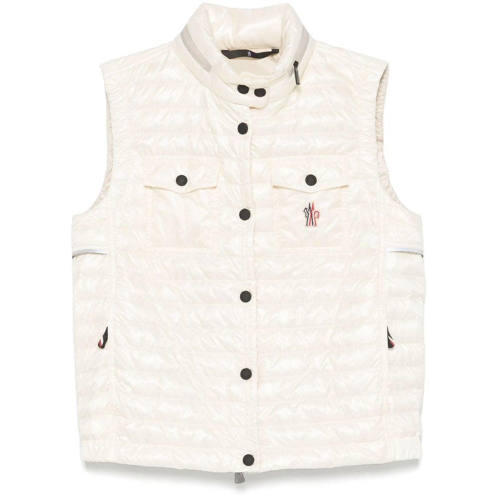 Moncler Grenoble Moncler Grenoble NEUTRALS Jackets - Waistcoat & Gilets Size XS / US 0-2 / IT 36-38 - 1 Thumbnail