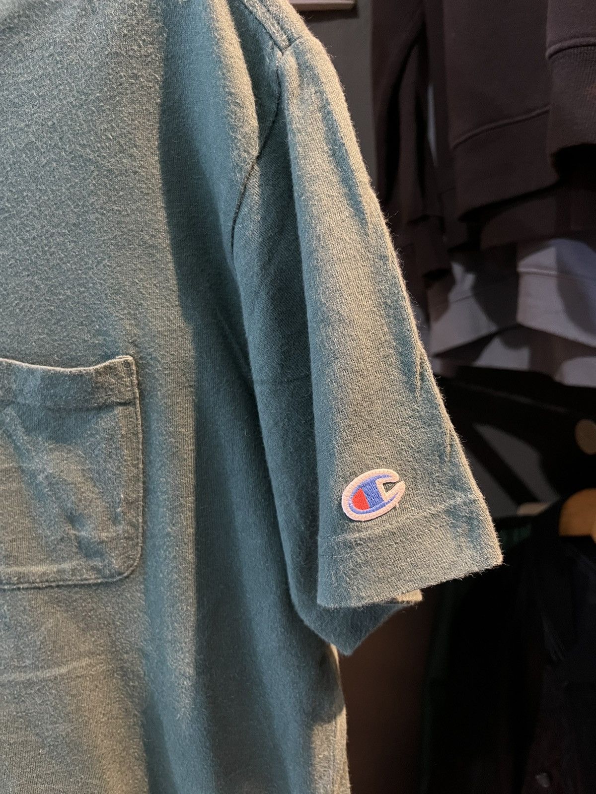 Champion Vintage Pocket tee champion shirt short sleeve Size US M / EU 48-50 / 2 - 3 Thumbnail