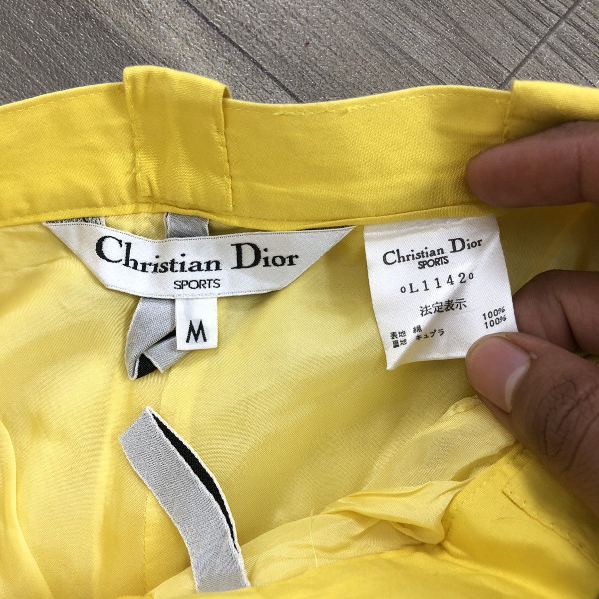 Christian Dior Monsieur × Dior × Vintage Vintage Christian Dior Sport Yellow Trouser Pants Size 28" / US 6 / IT 42 - 7 Thumbnail