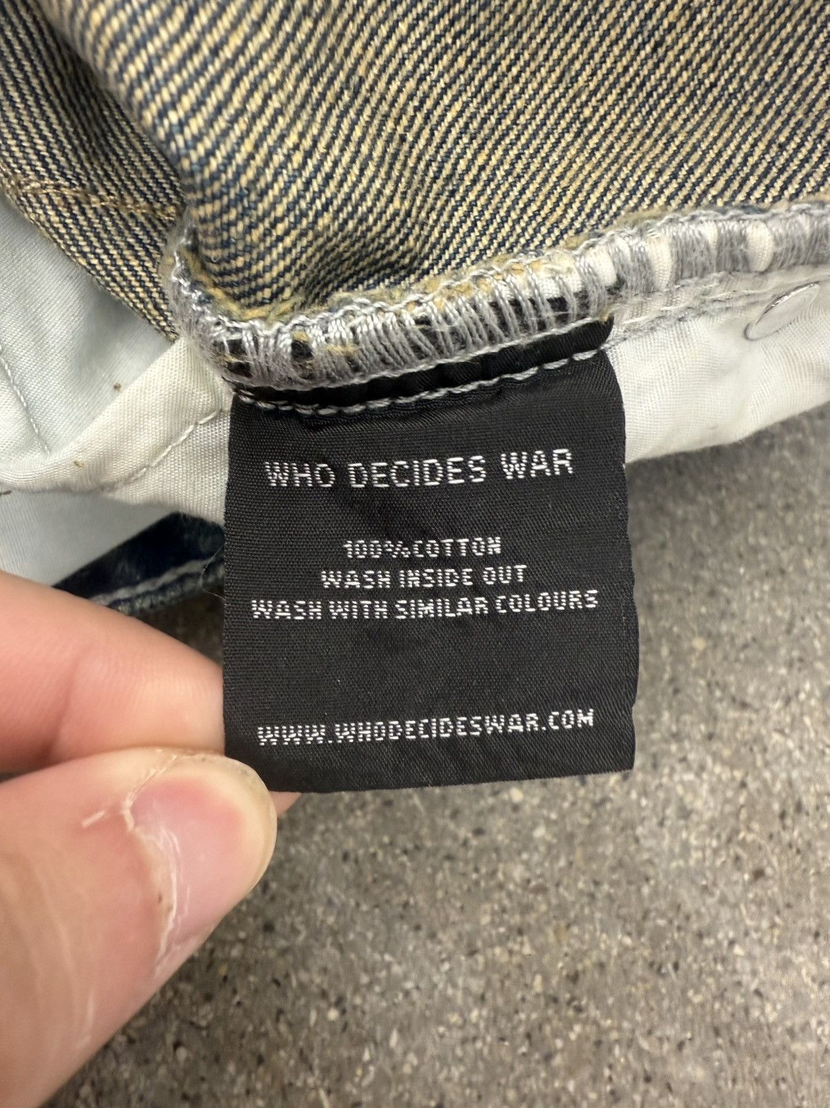 Who Decides War Who Decides War WDW Overlay Denim Size US 38 / EU 54 - 4 Thumbnail