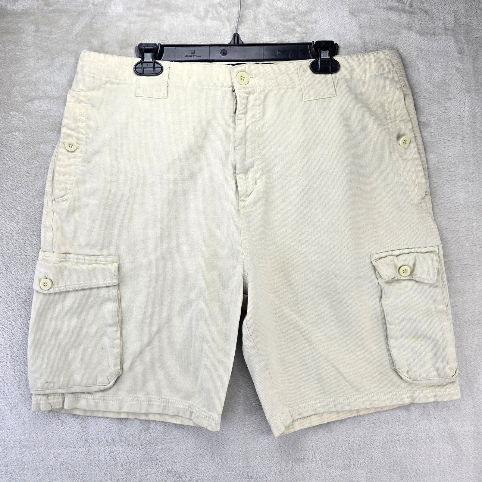 Anchor Blue Vtg Anchor Blue Cargo Shorts 38 Pinwale Corduroy Y2K *FLAWS Size US 38 / EU 54 - 1 Thumbnail