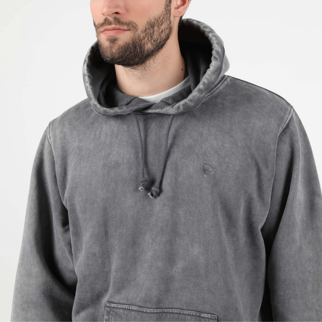 Wemoto BNWT Wemoto - Clint - Garment Dyed Hooded Sweatshirt Medium Size US M / EU 48-50 / 2 - 3 Thumbnail