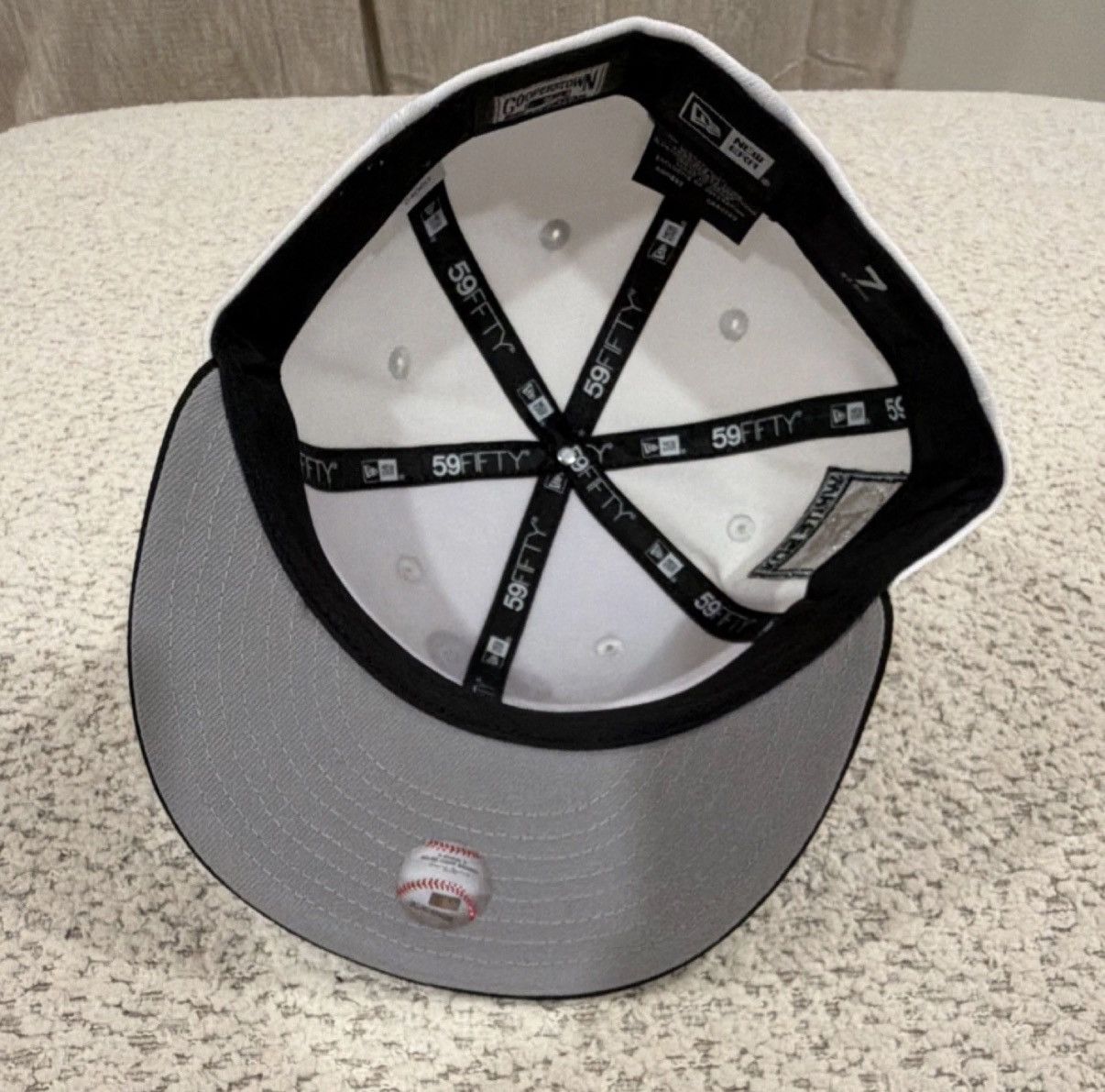 New Era New Era 59FIFTY Chicago White Sox 95 Years Patch Sz 7 Size ONE SIZE - 4 Thumbnail