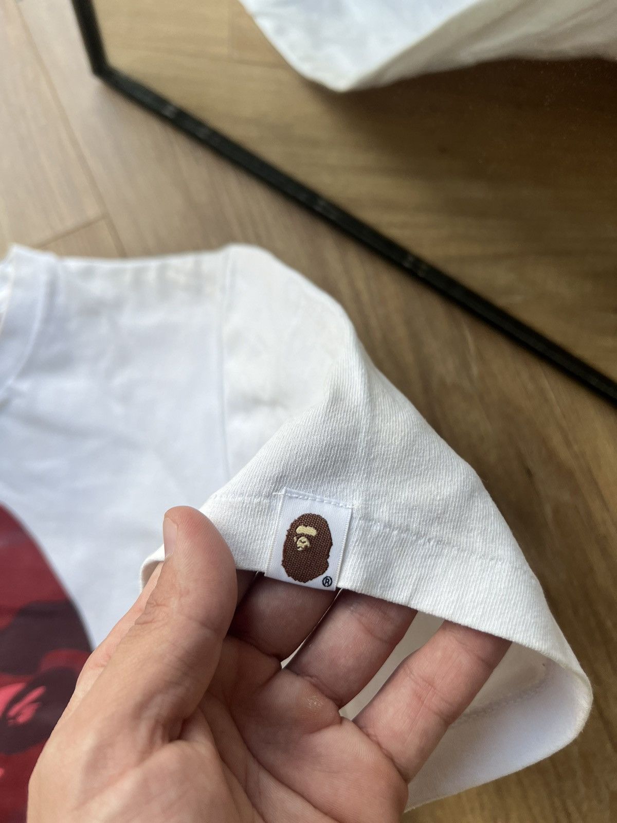 Bape BAPE RED CAMO APE HEAD TEE Size US M / EU 48-50 / 2 - 11 Thumbnail