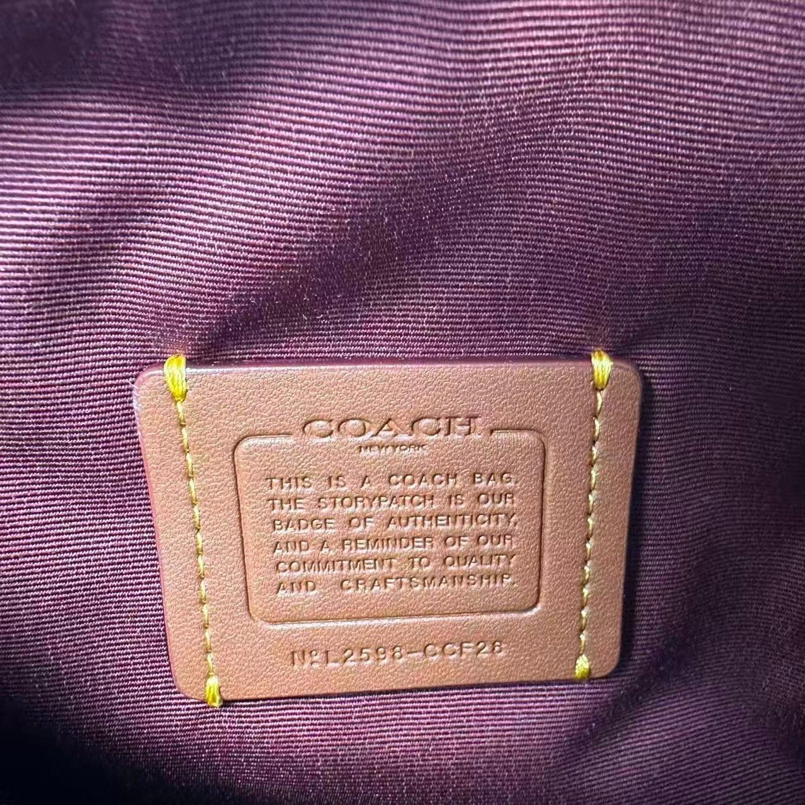 Coach Coach Mini Rowan Crossbody Sig Leather Pebbled Leather/Peony Size ONE SIZE - 7 Thumbnail