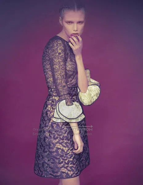 Valentino Valentino Black lace dress Size L / US 10 / IT 46 - 2 Thumbnail