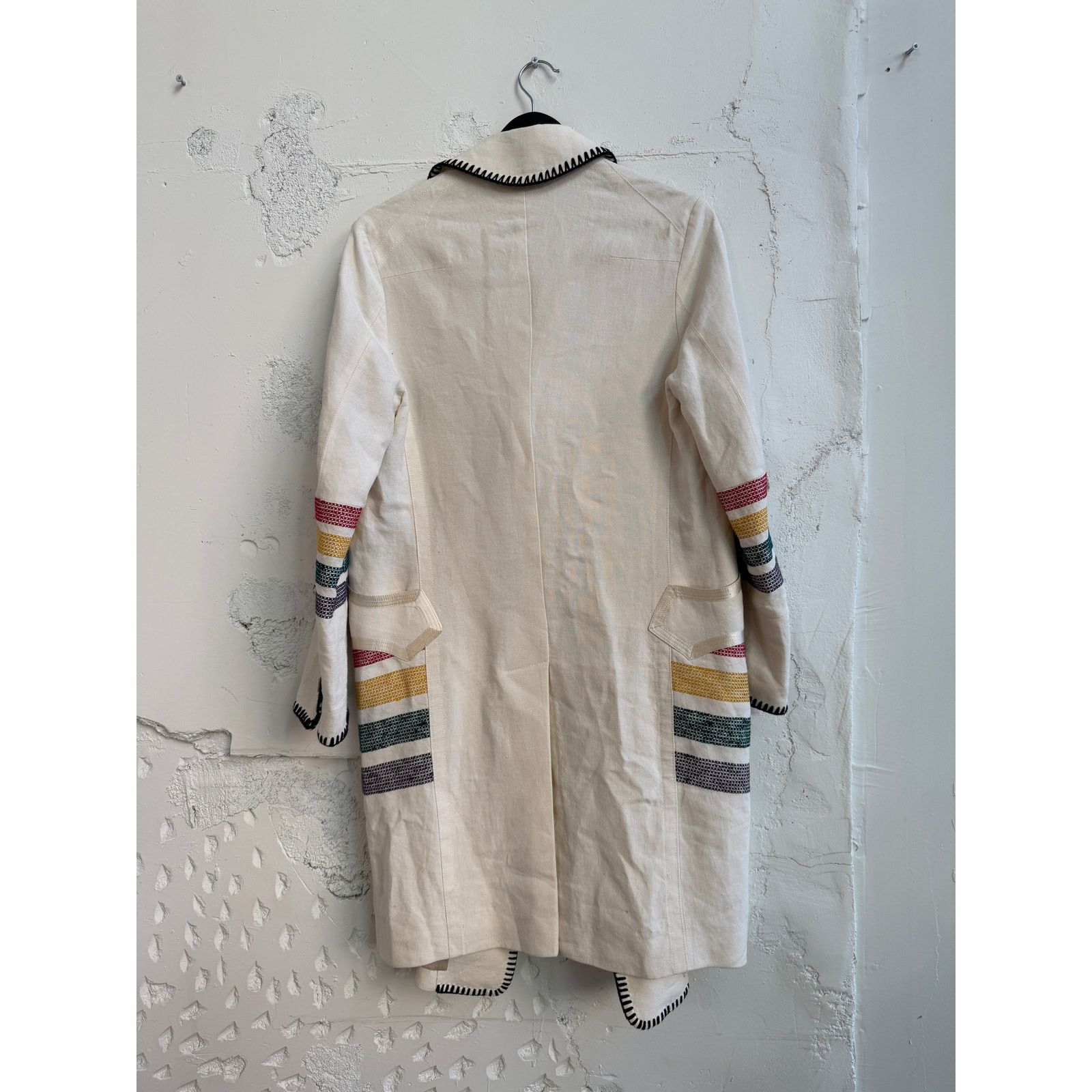 Number (N)ine Number (N)ine Lonesome Heros Linen Navajo Pendleton Coat Size US L / EU 52-54 / 3 - 3 Thumbnail