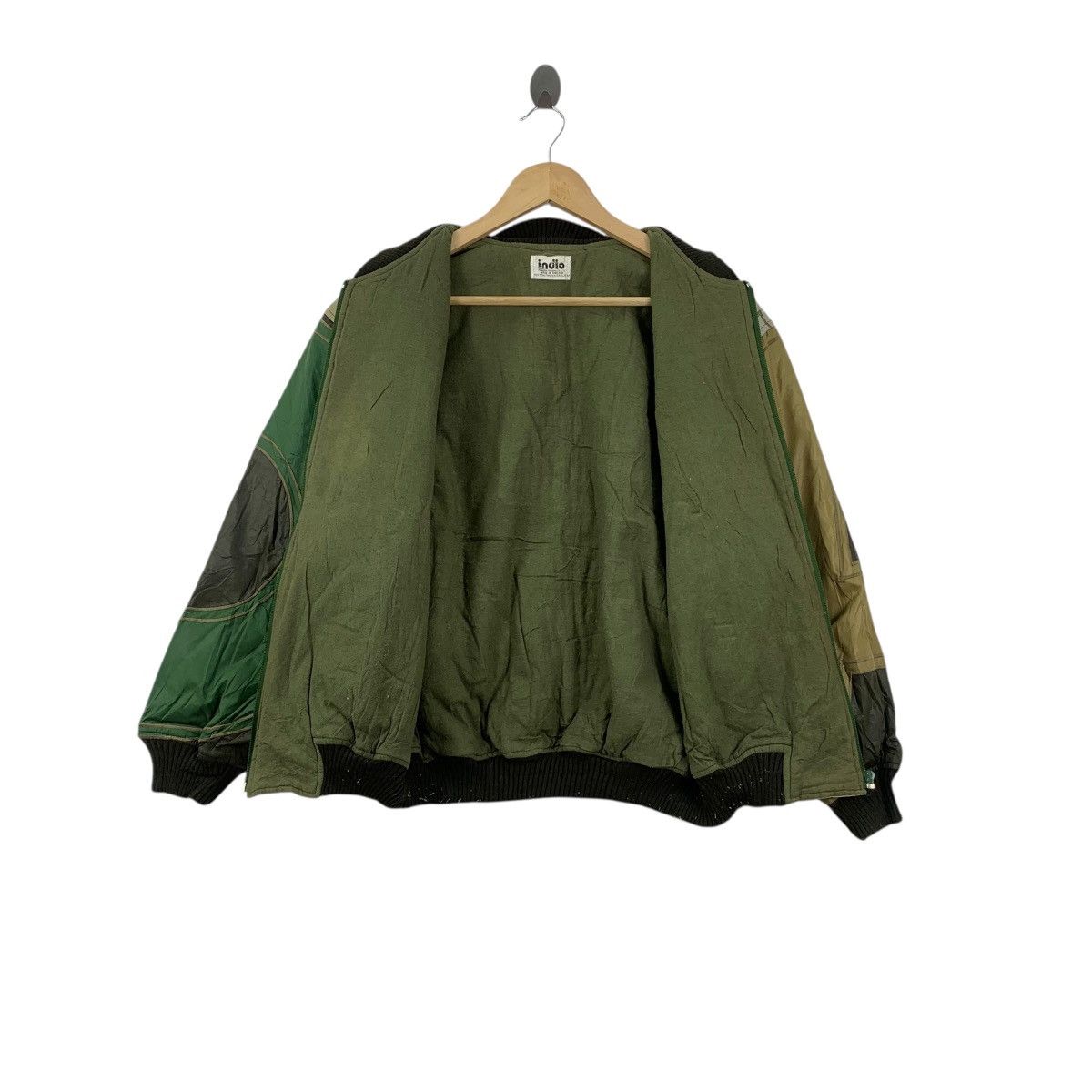 Vintage Vintage INDIO PIONEER PATCHWORK Over Print Bomber Jacket Size XXL / US 16-18 / IT 52-54 - 6 Thumbnail