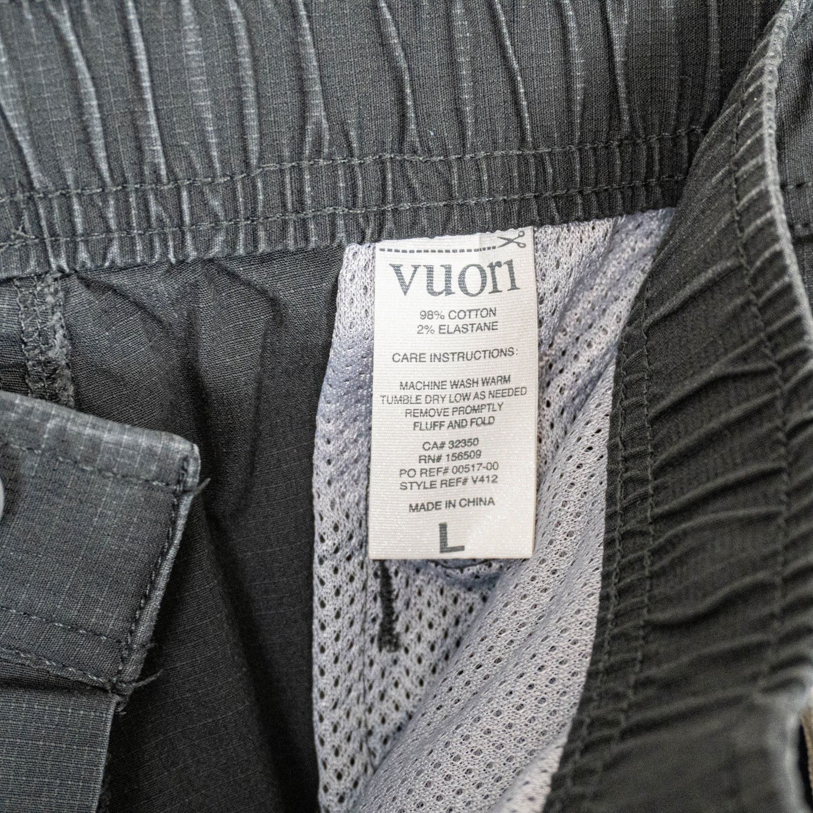 Vuori Vuori Men's Ripstop Climber Pants V412 Charcoal gray Large Size US 32 / EU 48 - 2 Thumbnail