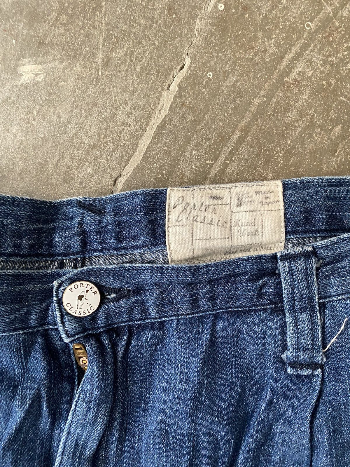 Porter Classic Porter Classic Hand Work Denim Pants Kapital Junya Watanabe Size US 34 / EU 50 - 3 Thumbnail