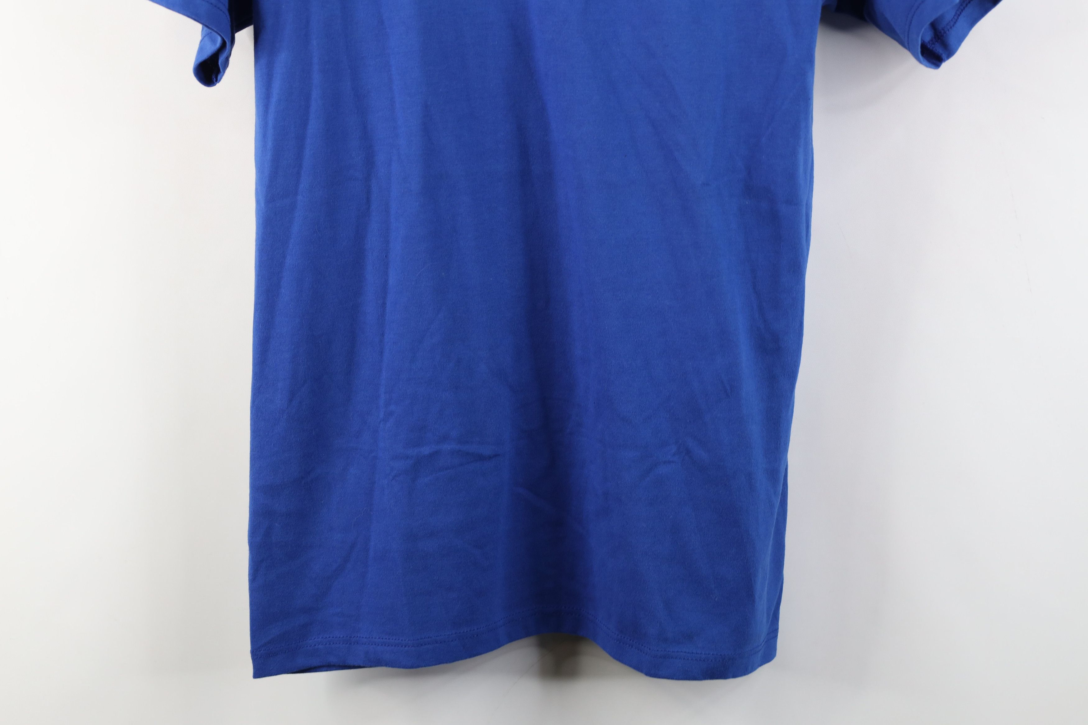 Vintage Vintage 90s Streetwear Heavyweight T-Shirt Royal Blue USA Size US M / EU 48-50 / 2 - 3 Thumbnail