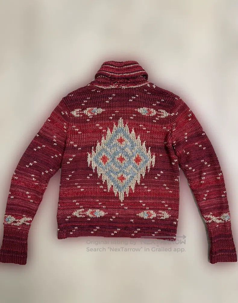 RRL Ralph Lauren RRL Ralph Lauren Ethnic hand-woven sweater cardigan Size US S / EU 44-46 / 1 - 3 Thumbnail
