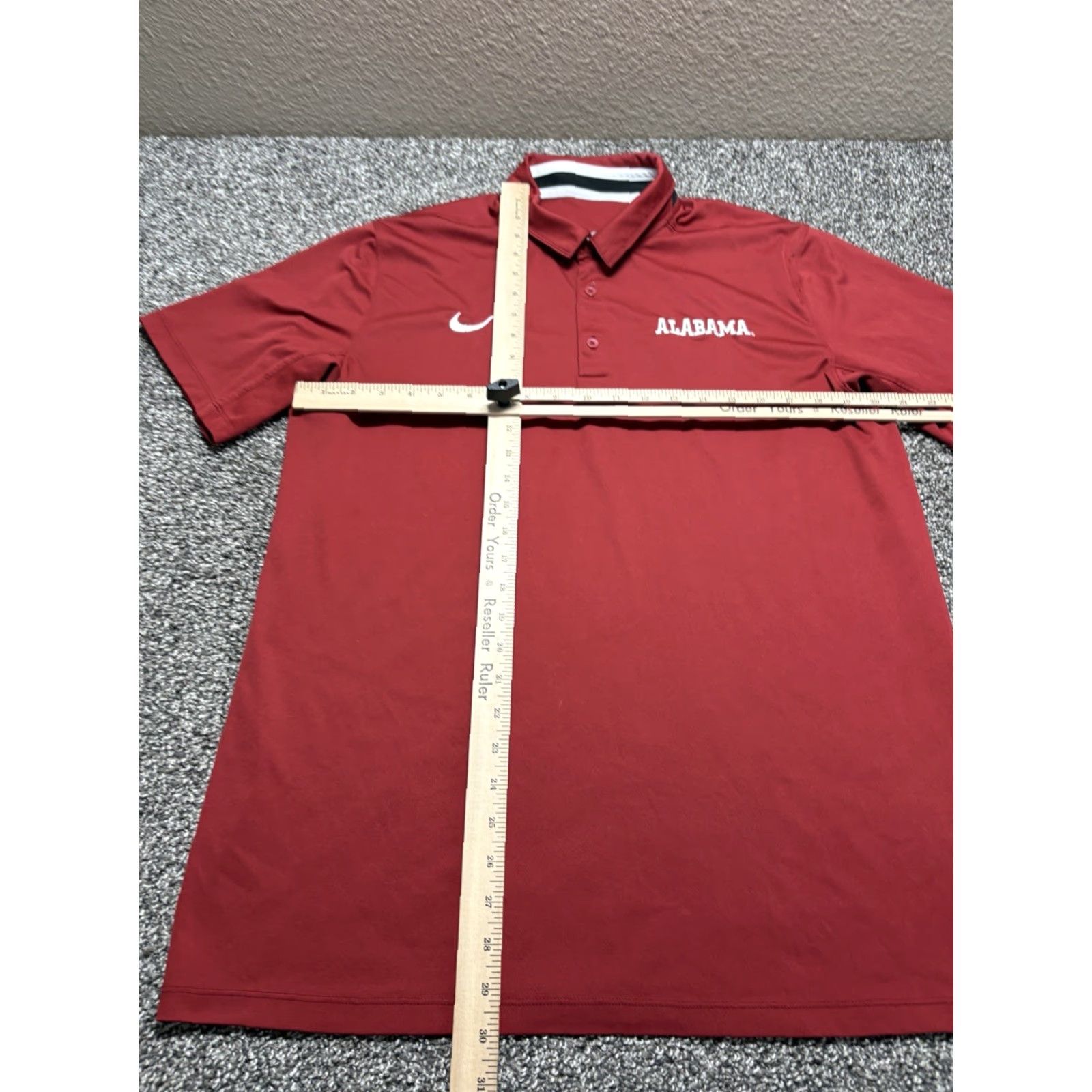 Nike Nike Alabama Crimson Tide Polo Shirt Mens Large Red Golf Performance Size US L / EU 52-54 / 3 - 6 Thumbnail