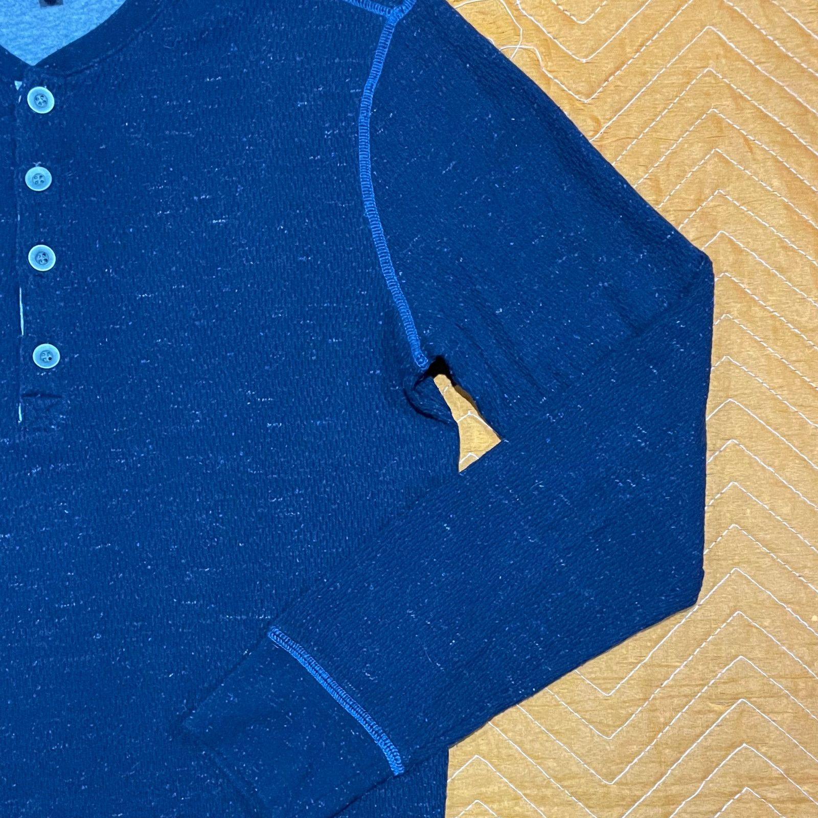 Banana Republic Banana Republic Long Sleeve Henley Shirt Size US M / EU 48-50 / 2 - 2 Thumbnail