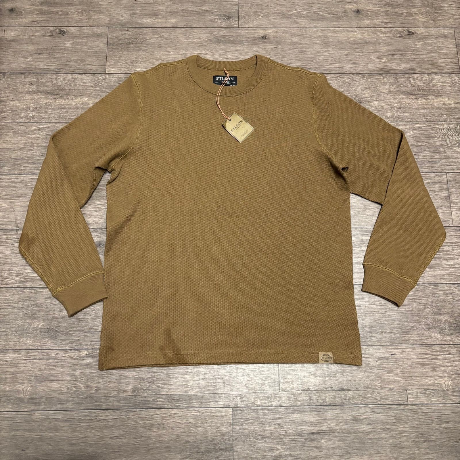 Filson NWT Filson Waffle Knit Thermal Crew Long Sleeve Shirt Sz L Size US L / EU 52-54 / 3 - 1 Thumbnail