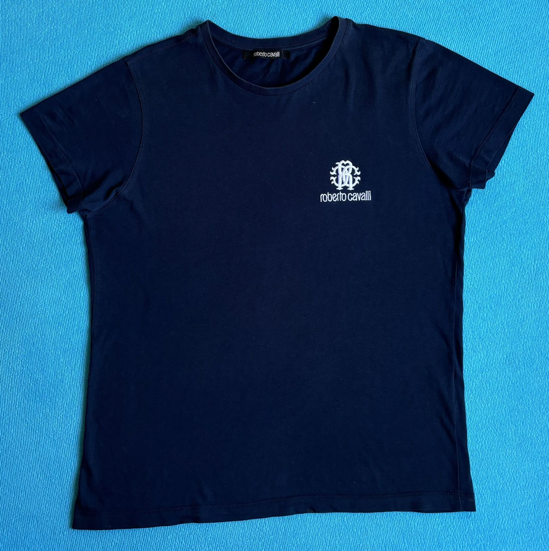Roberto Cavalli Roberto Cavalli navy T-shirt Size. M Size US M / EU 48-50 / 2 - 5 Thumbnail