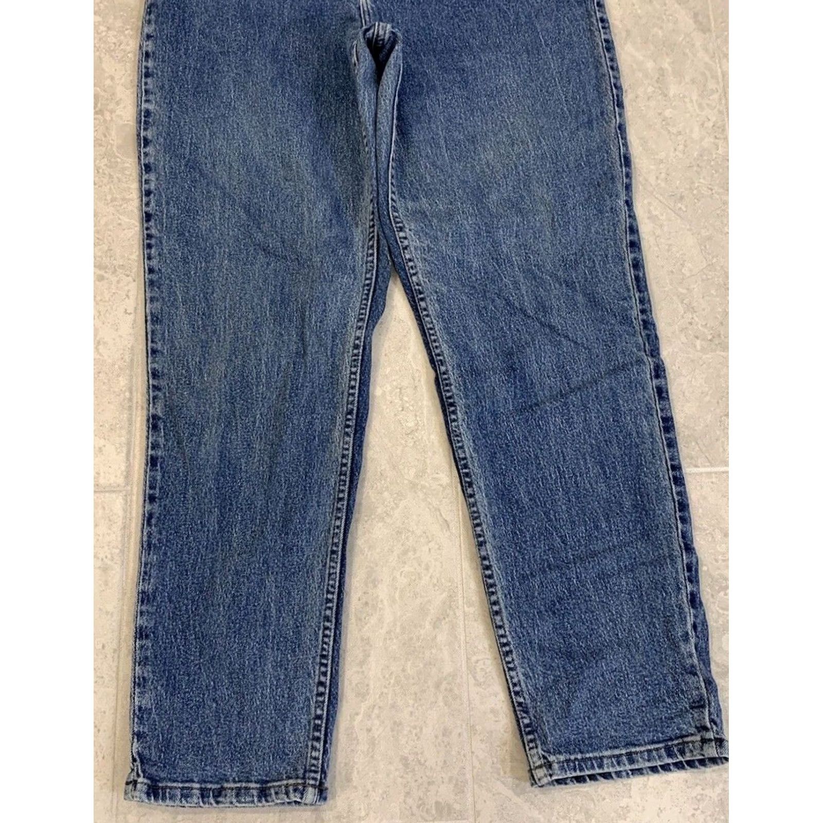 Vintage VINTAGE Riders Jeans Denim Tapered Relaxed Fit 31x30 Women's Blue Jeans Mens Womens Size 32" / US 10 / IT 46 - 4 Thumbnail
