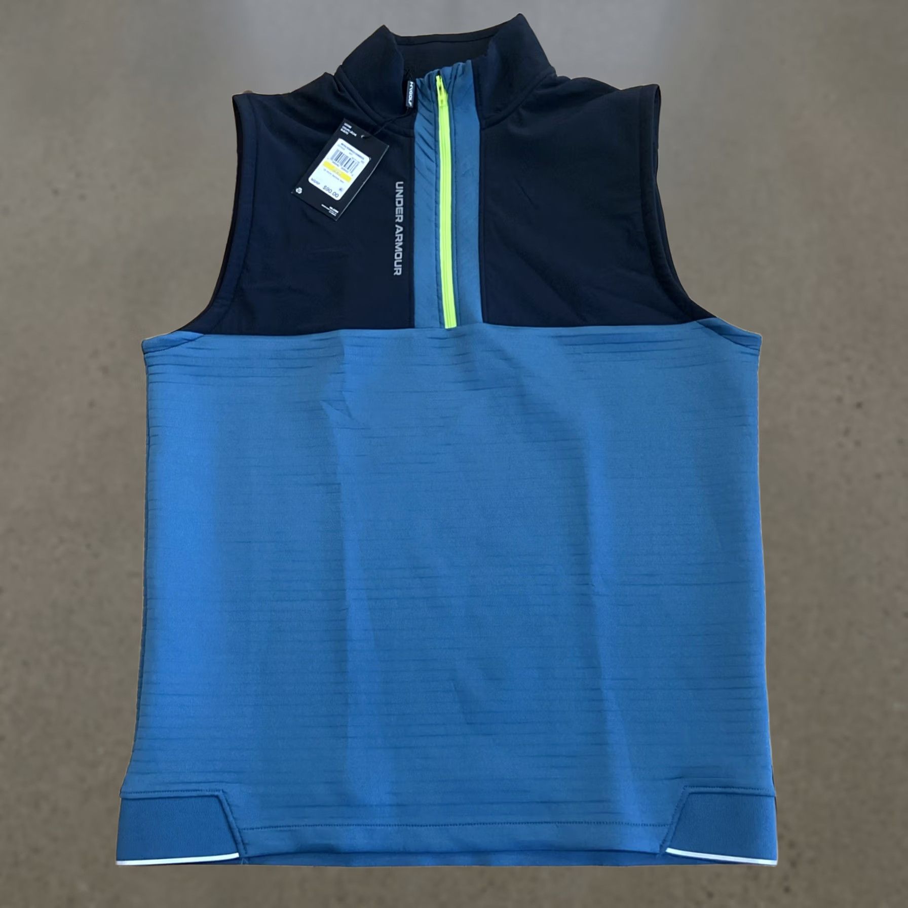 Under Armour VINTAGE? No. Under Armour Storm Daytona Golf Vest Jacket Full Zip Blue Men's M Size US M / EU 48-50 / 2 - 1 Thumbnail