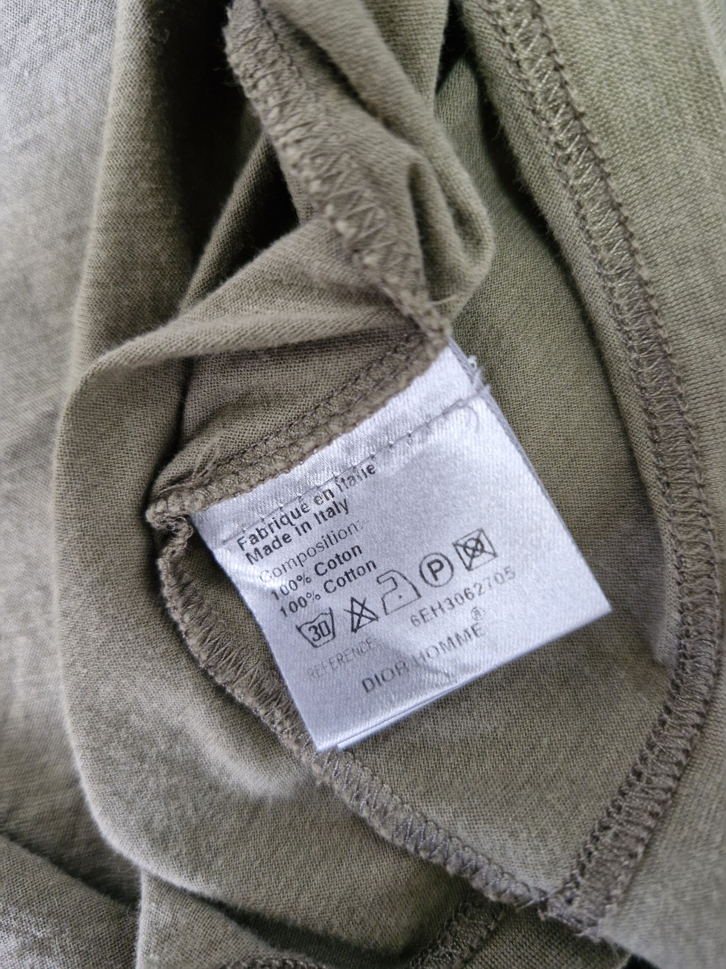 Dior SS06 Khaki Green Stripe T-shirt Size US S / EU 44-46 / 1 - 7 Thumbnail