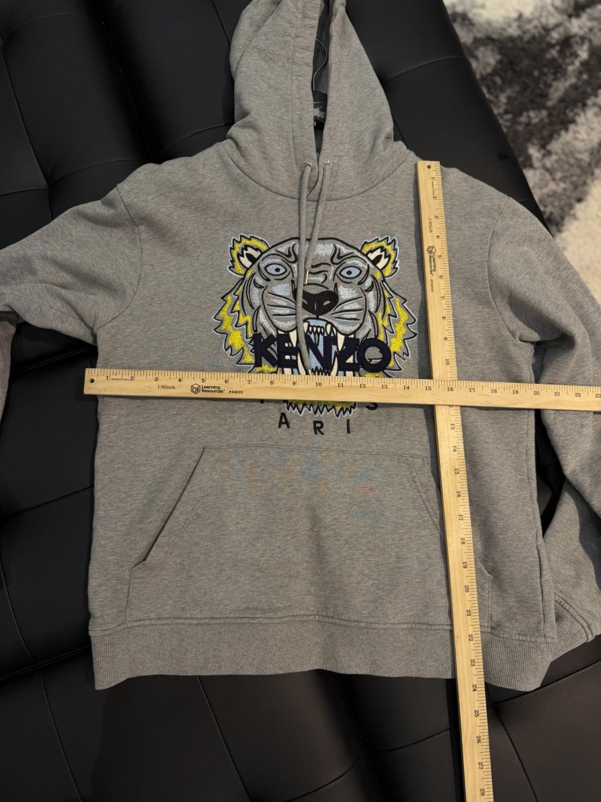 Kenzo Kenzo Sweater “Tiger Face” Large 100% Authentic Grey Yellow Size L / US 10 / IT 46 - 8 Thumbnail