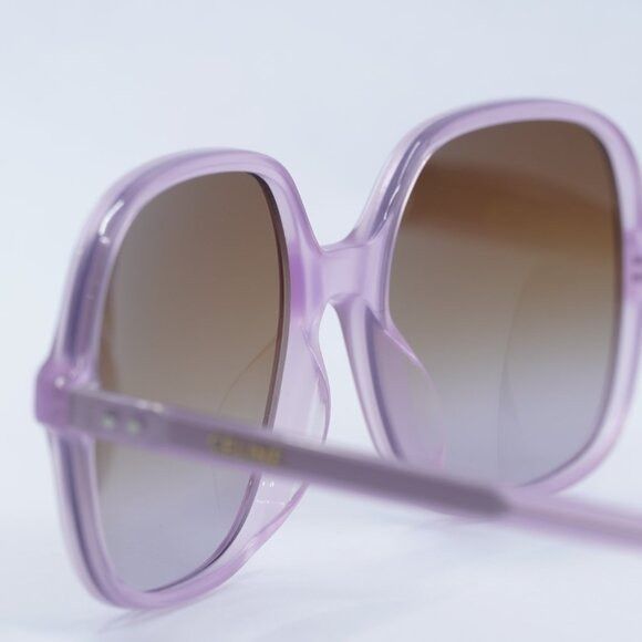 Celine 🕶️ New Celine CL40244U 78F Sunglasses - Shiny Opal Lilac Size ONE SIZE - 10 Thumbnail