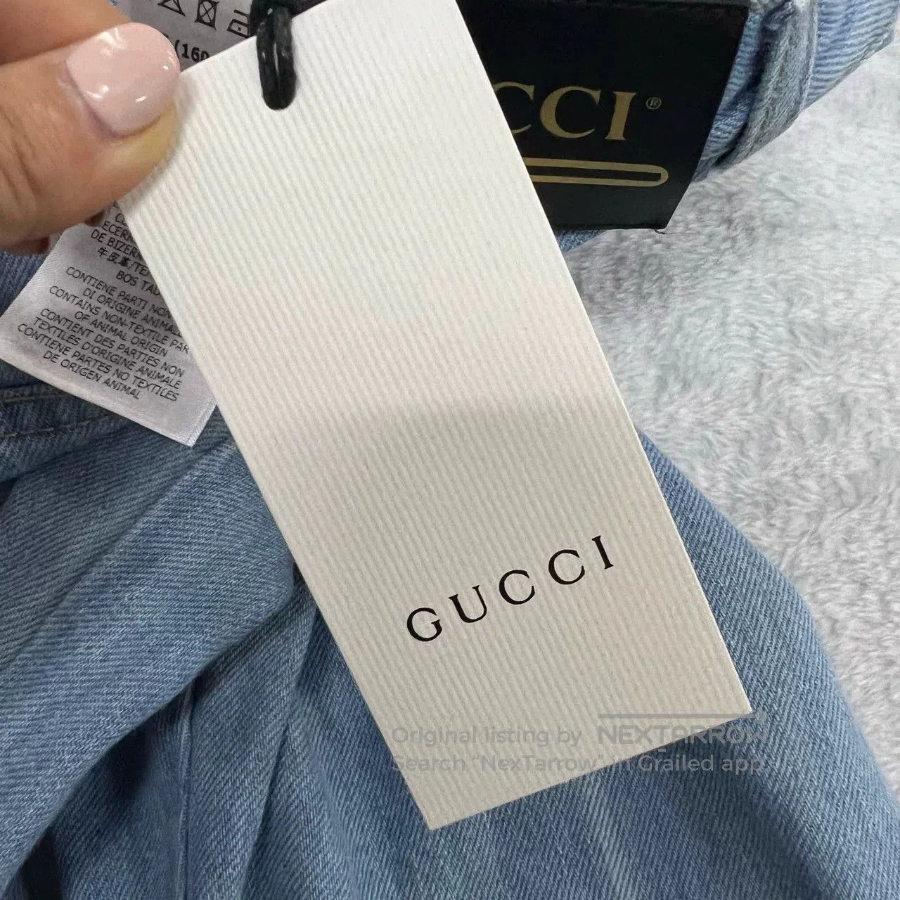 Gucci Gucci Light Blue Denim Wide-Leg Jeans. Size 25" / US 0 / IT 36 - 5 Thumbnail