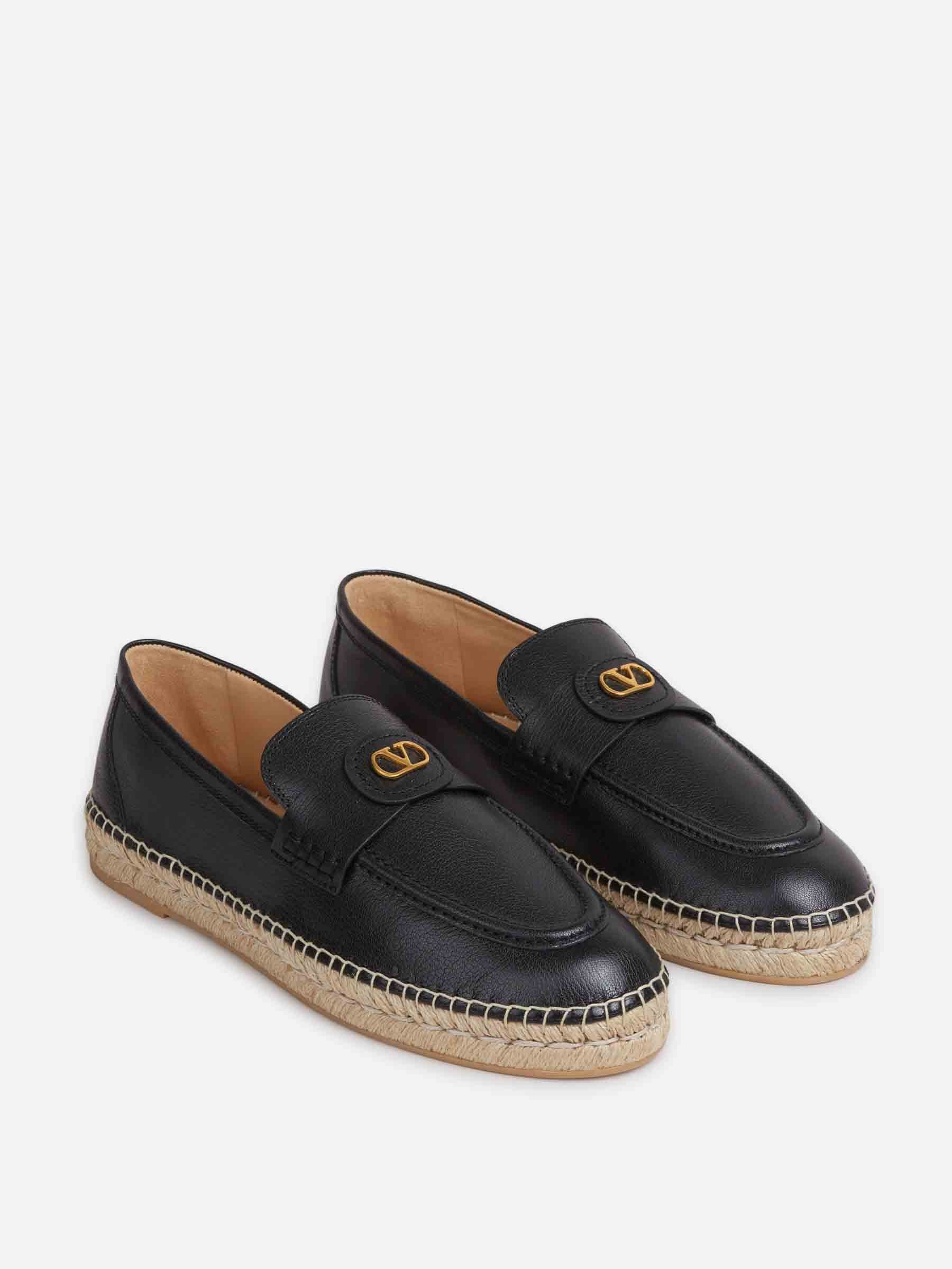 Valentino os11x0126 Espadrilles Loafers in Black Size US 8 / EU 41 - 2 Thumbnail