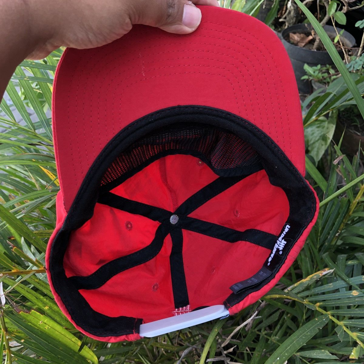 Hat Club × Undefeated UNDEFEATED LOGO BOX RED CAP Size ONE SIZE - 5 Thumbnail