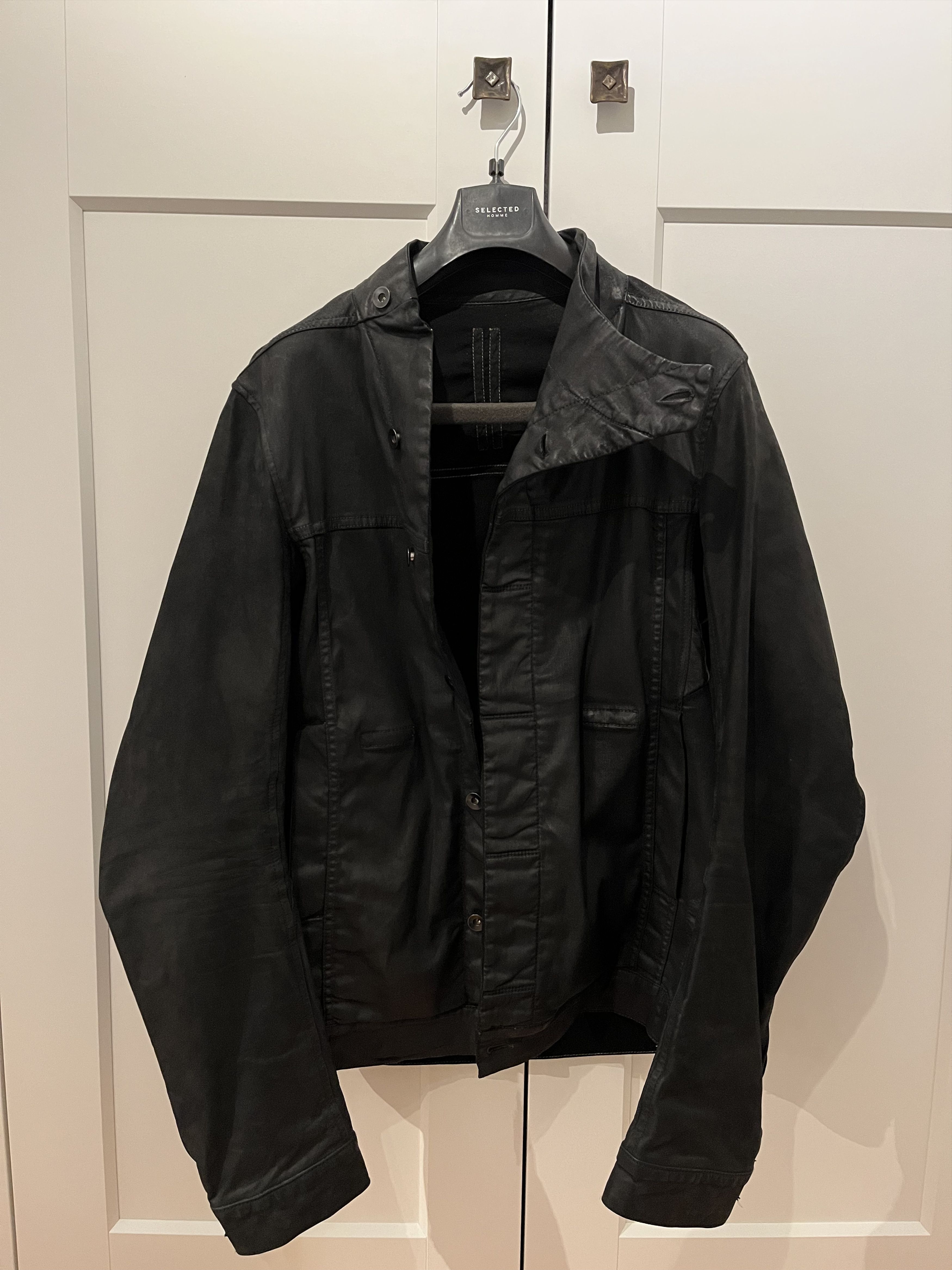 Rick Owens Drkshdw Rick Owens DRKSHDW Leather Sleeve Slave Jacket Size US L / EU 52-54 / 3 - 2 Thumbnail